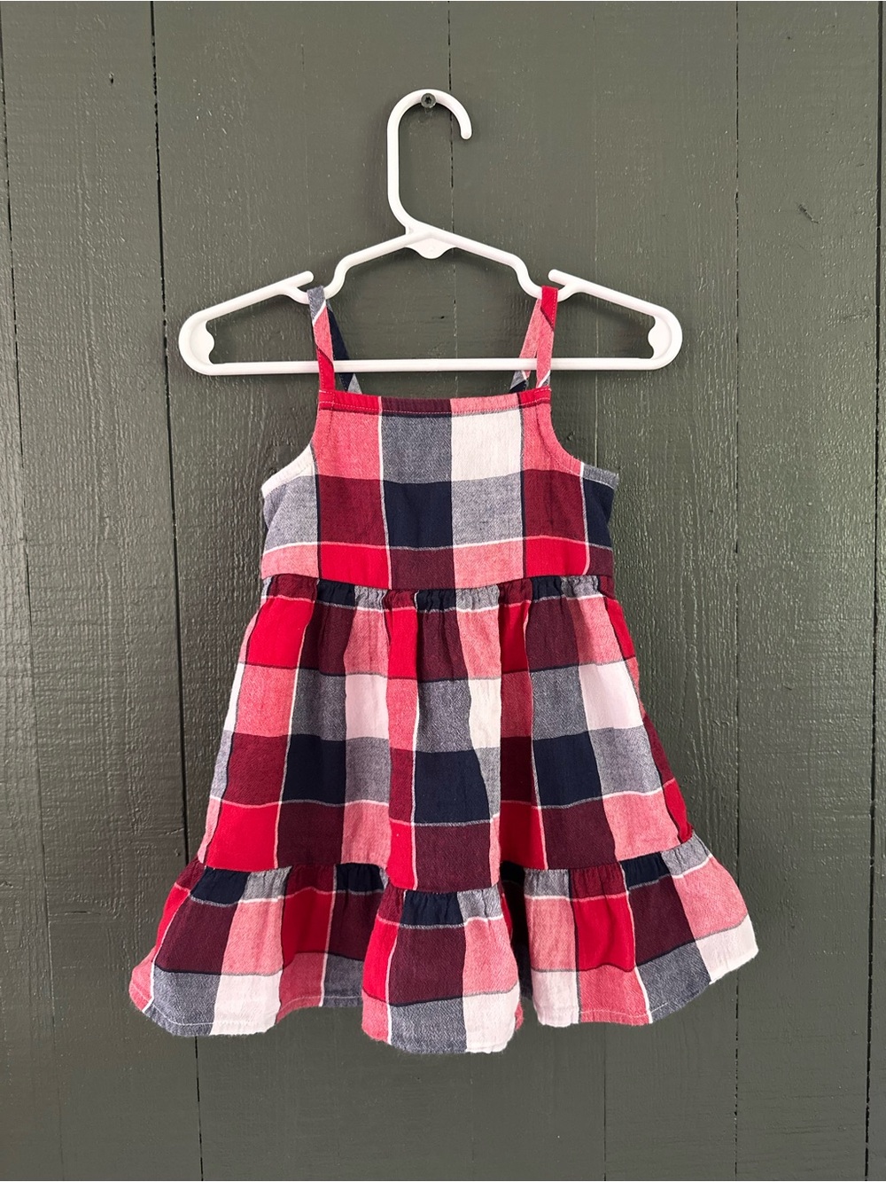 Old Navy Patriotic Plaid Dress
